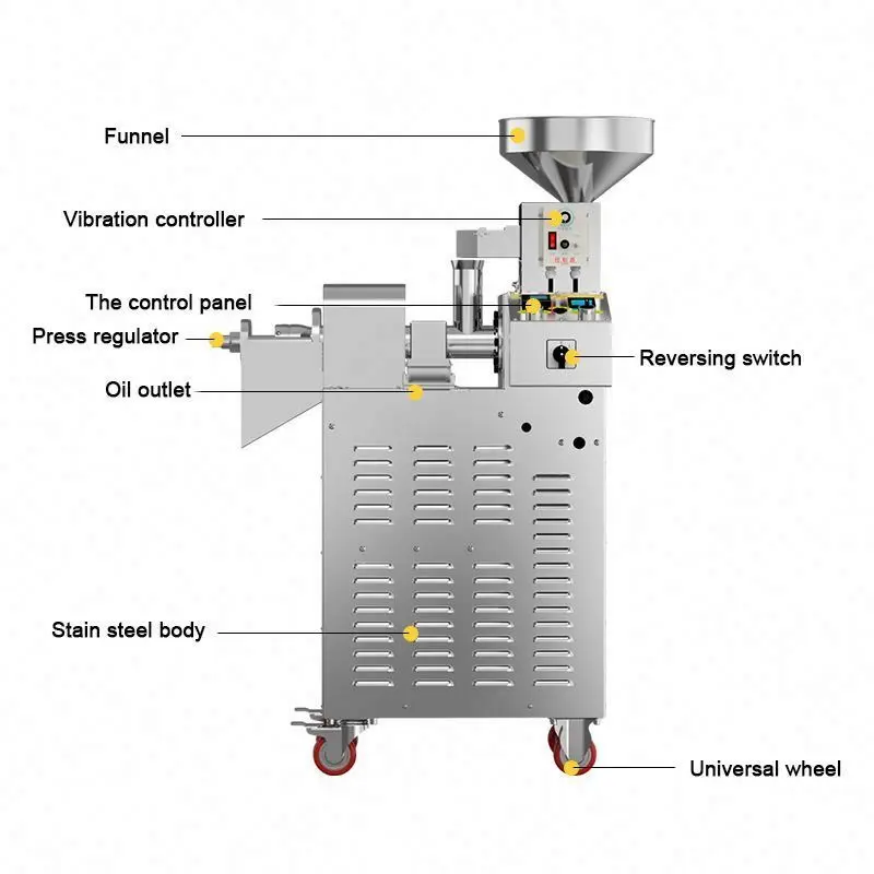 Hot sale factory direct cold oil press red palm oil press machine oil making machine price