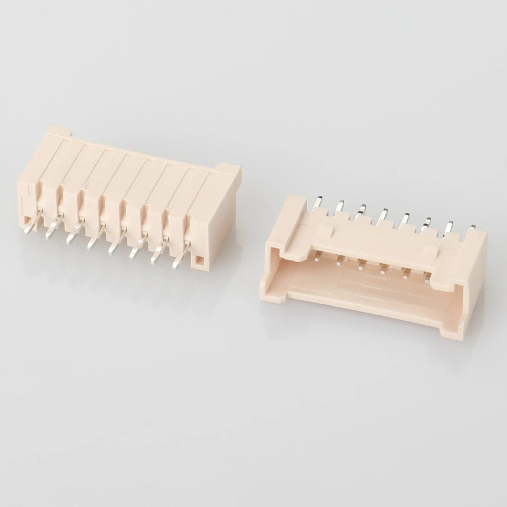 Jst phsd connector 8 pin 2mm pitch jst 2.0 wire to board connector pcb header single row straight dip jst B08B-PAFYK-A