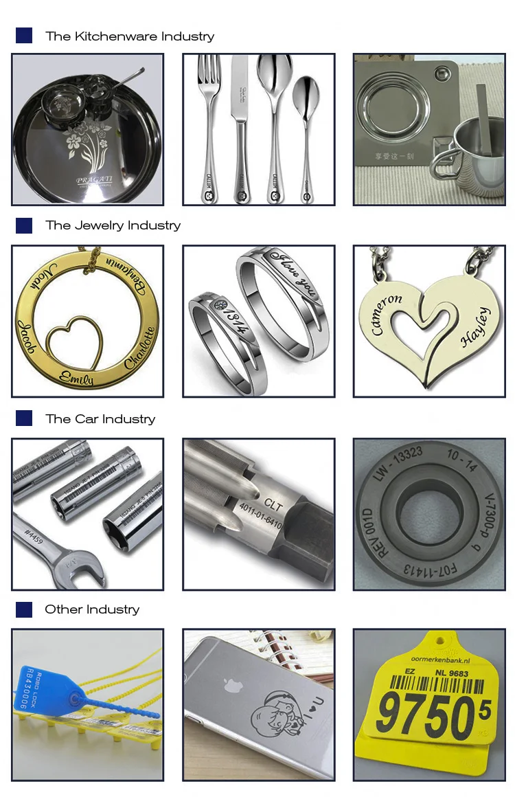 China 30W Phone Case Fiber Laser Engraving Machine Metal for Sale