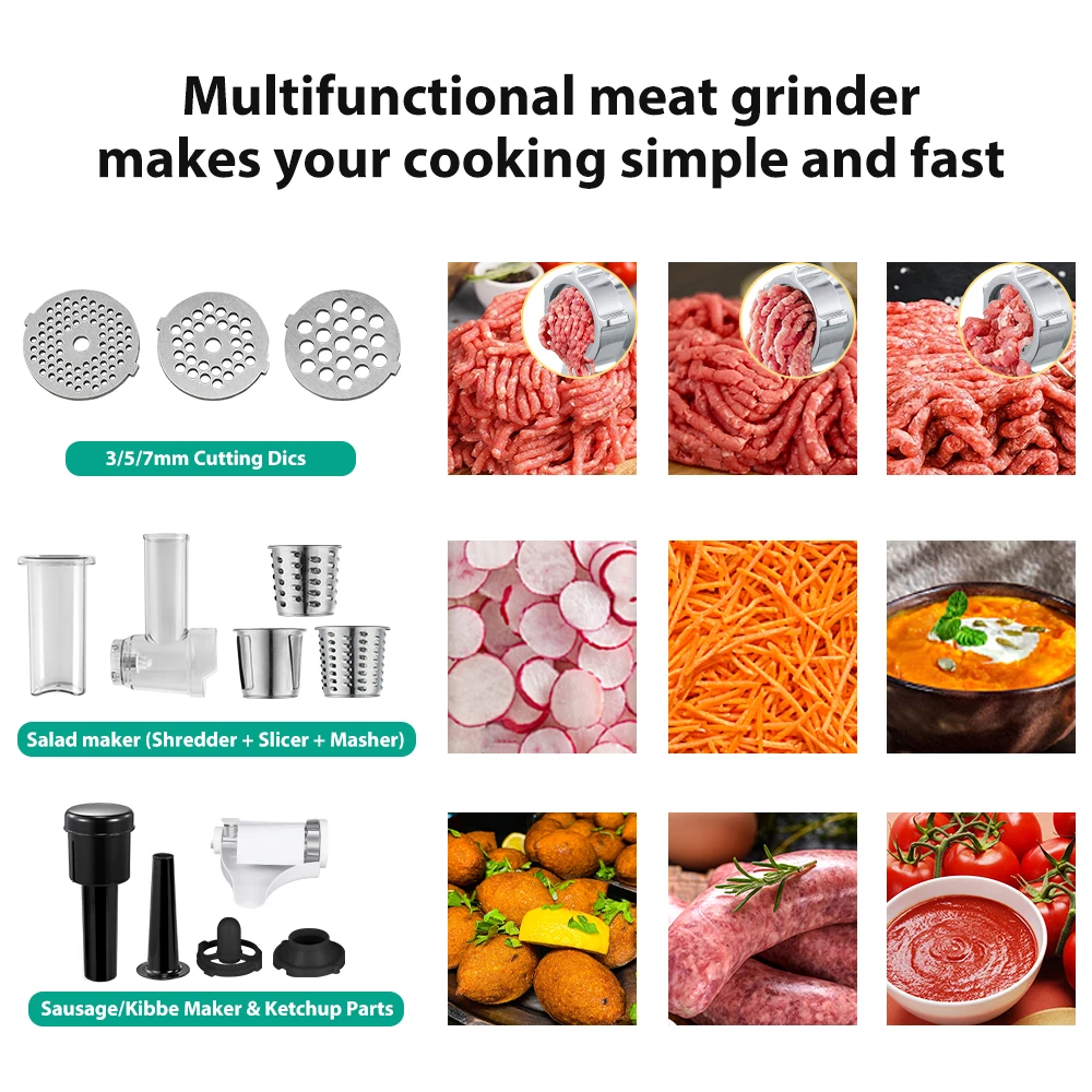 Popular High quality and Household Meat Grinder with Customized Gift Box and Outer Box