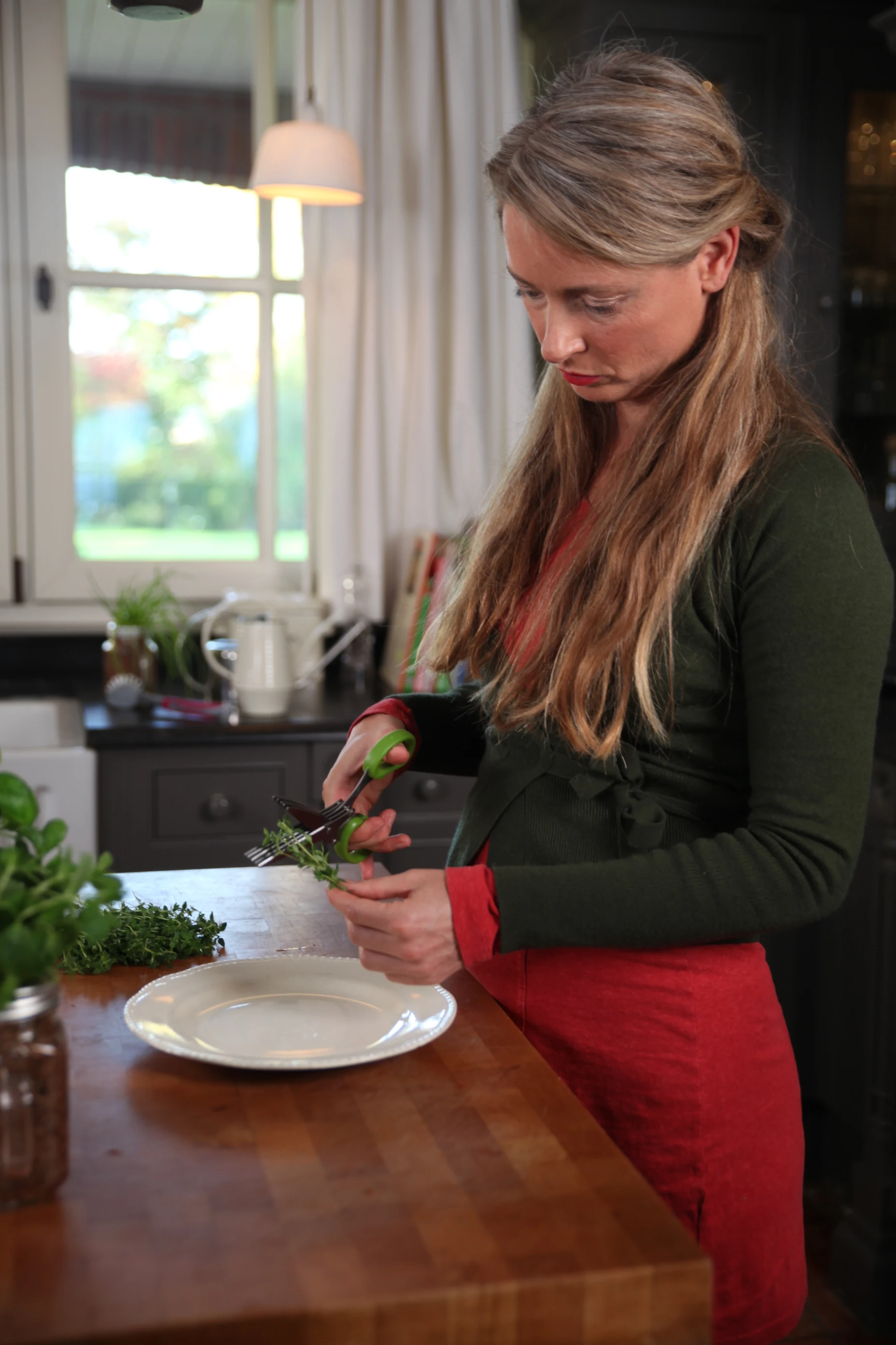 custom chopped scissors onion herb seaweed spice kitchen shears stainless steel cutting 5 blade herb scissors