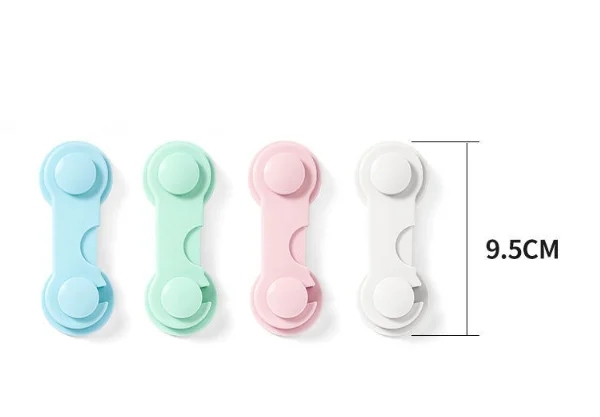 Cabinet Lock Child Safety Locks Baby Anti-Pinching Locks infant Proofing Anti-collision Drawer Locker with Strong Adhesive Tape