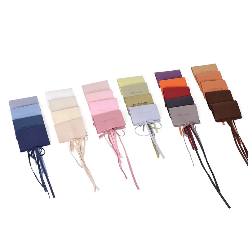 8x8cm luxury flat envelope suede microfiber jewelry pouch and microfibre gift pouches jewellery packaging bag for box