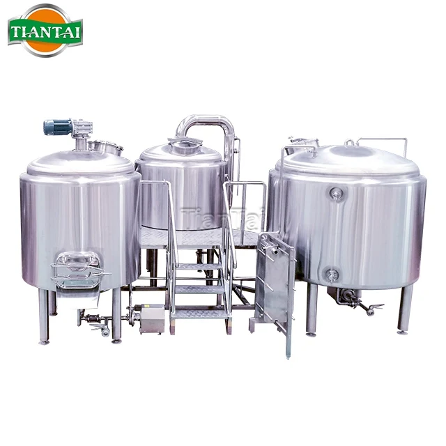 
3000L 30HL 25BBL Stainless steel steam heating 3 vessel professional commercial beer brewing systems for sale 
