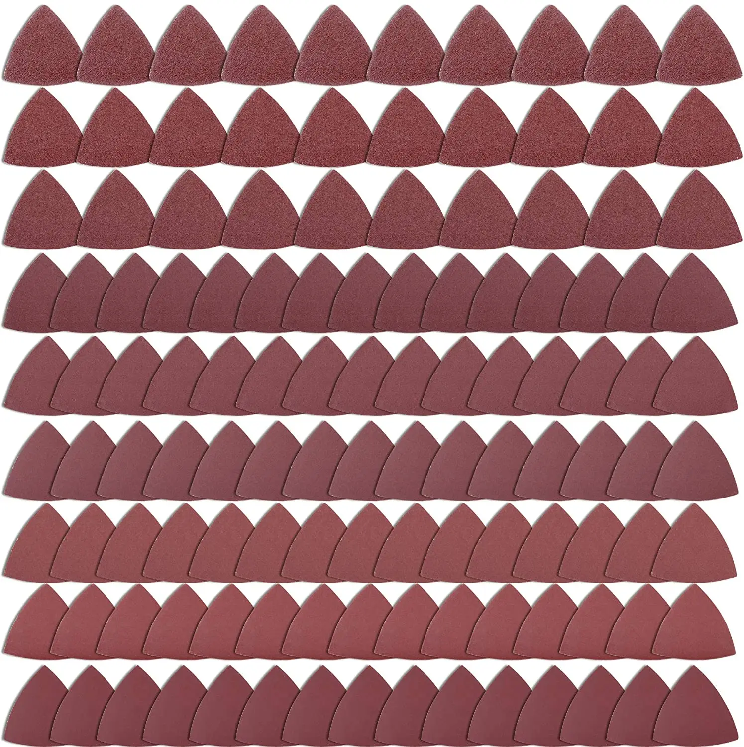  80mm 60/80/100/120/240 Grits Oscillating Hook and Loop Sanding Triangle Paper