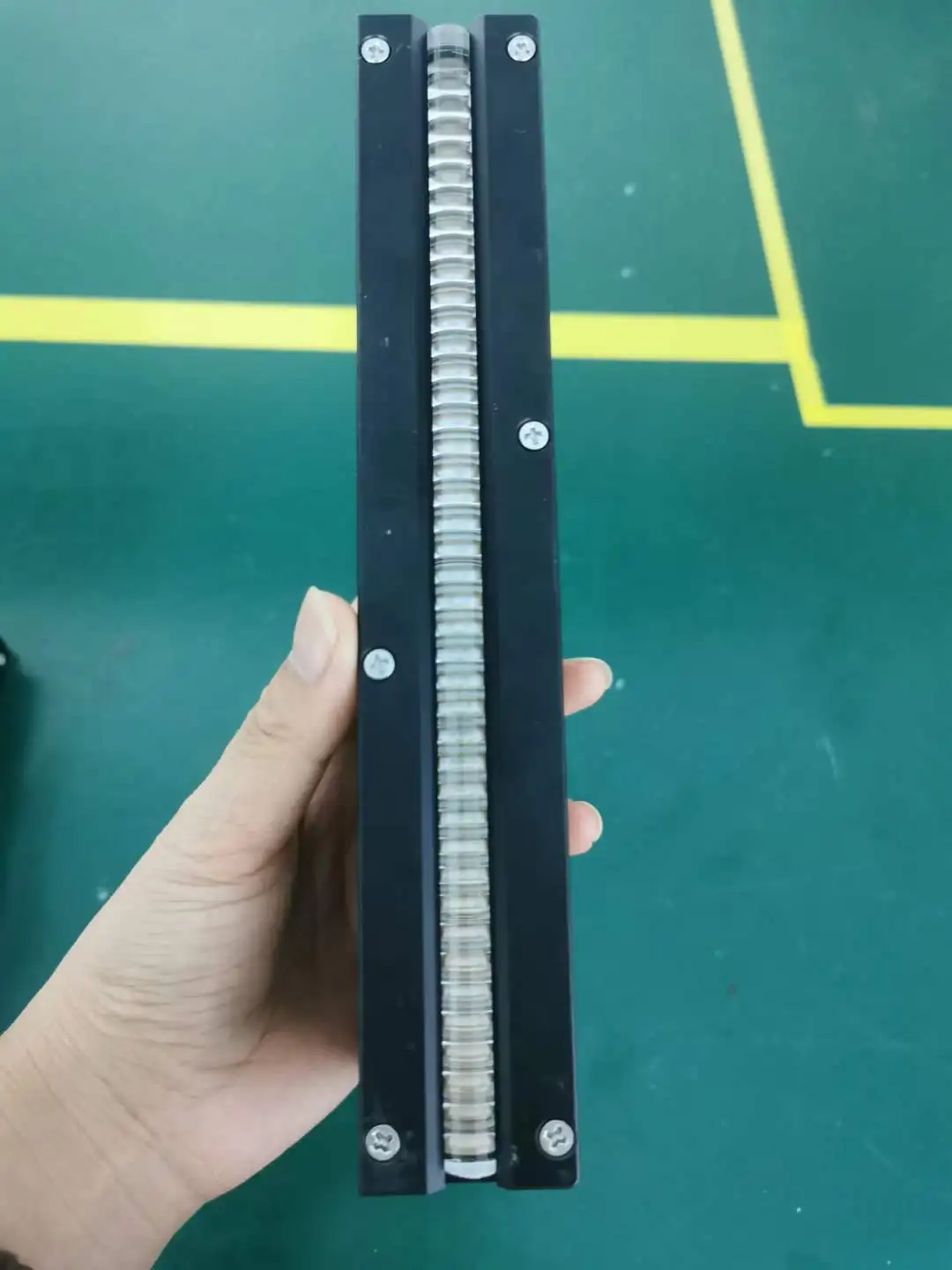 High-Power Irradiation 200*10mm 240W LED UV Curing System Curing for Adhesive UV glue 395nm Wave length by Air Cooling