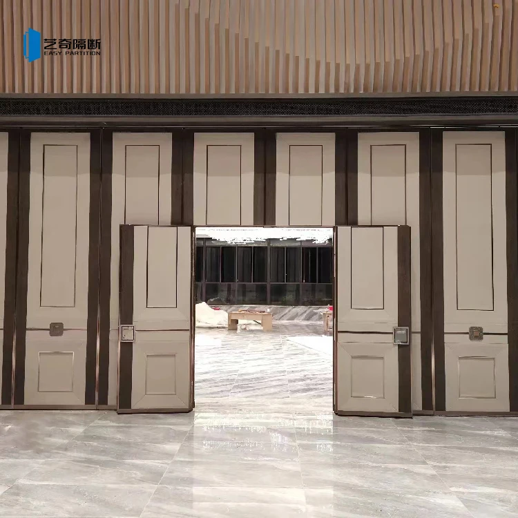 Push-pull folding multifunctional silent activity movable partition wall retractable room divider