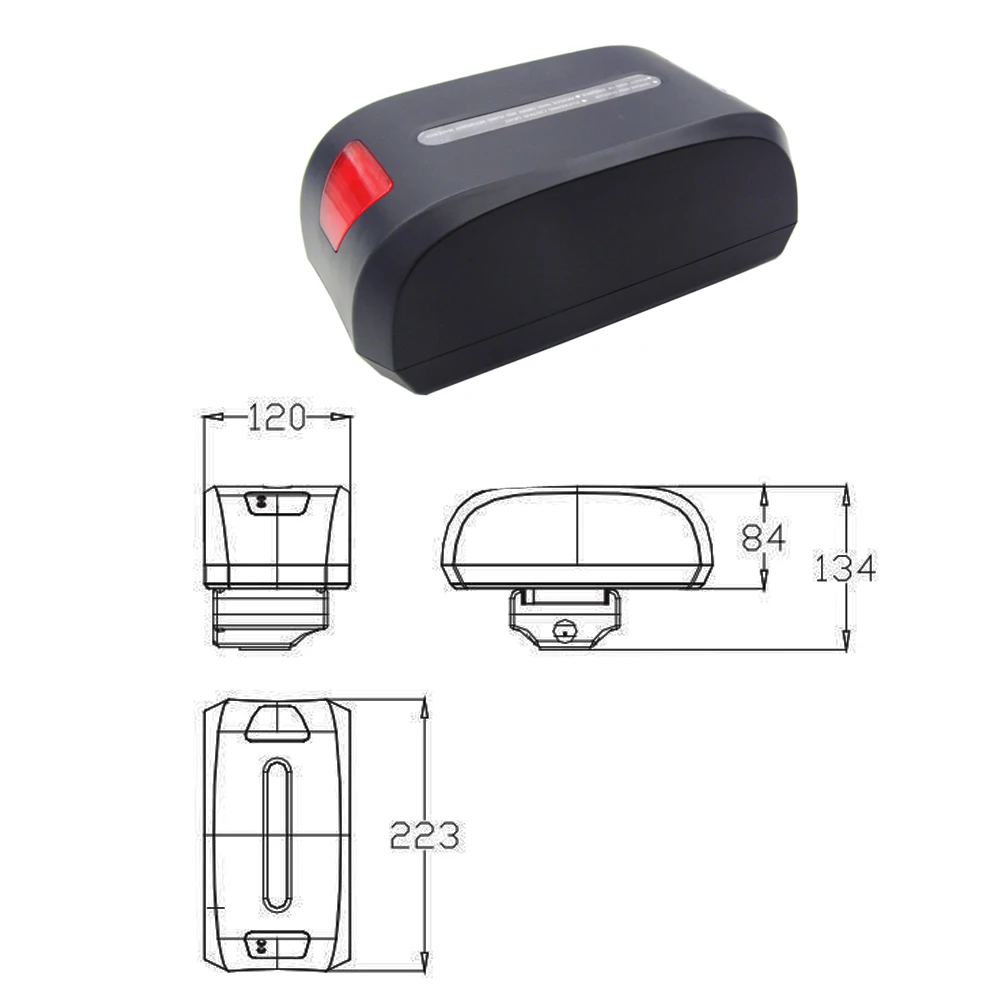 Haibao Подседельный штырь е-байка 36В 10.4Ah 12Ah 13Ah 14Ah 250W 350W 500W электрический велосипед батареи с