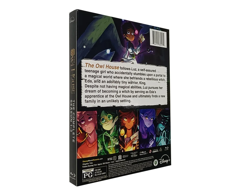 Дом Совы Сезон 1-3 Blu-ray фильмы Сериалы мультфильмы CD Blue-ray Region 1/регион 2 DVD