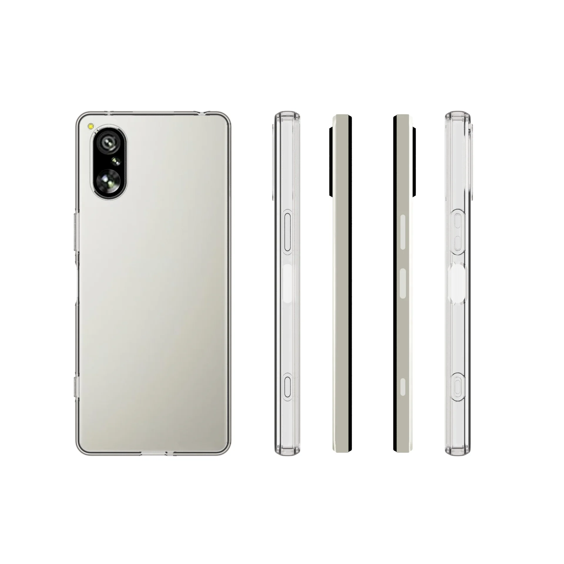 Ultra Thin Soft TPU Transparent Mobile Phone Case  For Sony Xperia 5 V