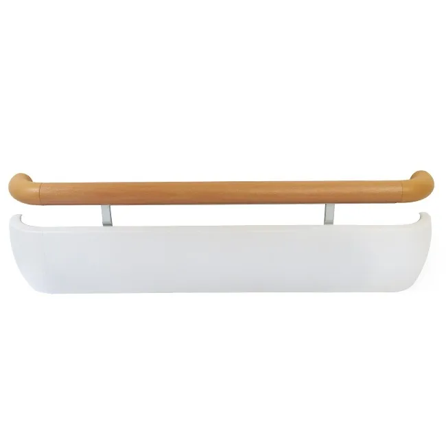 Flexible Hospital Corridor & Stairs Wall Protection PVC+ Aluminum Handrail Guard