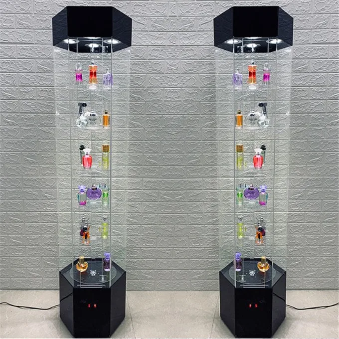 Hexagon Style Custom Size Toy Display Stand/ Wall Mount Acrylic Display Rack/ Model Car Display Cabinets