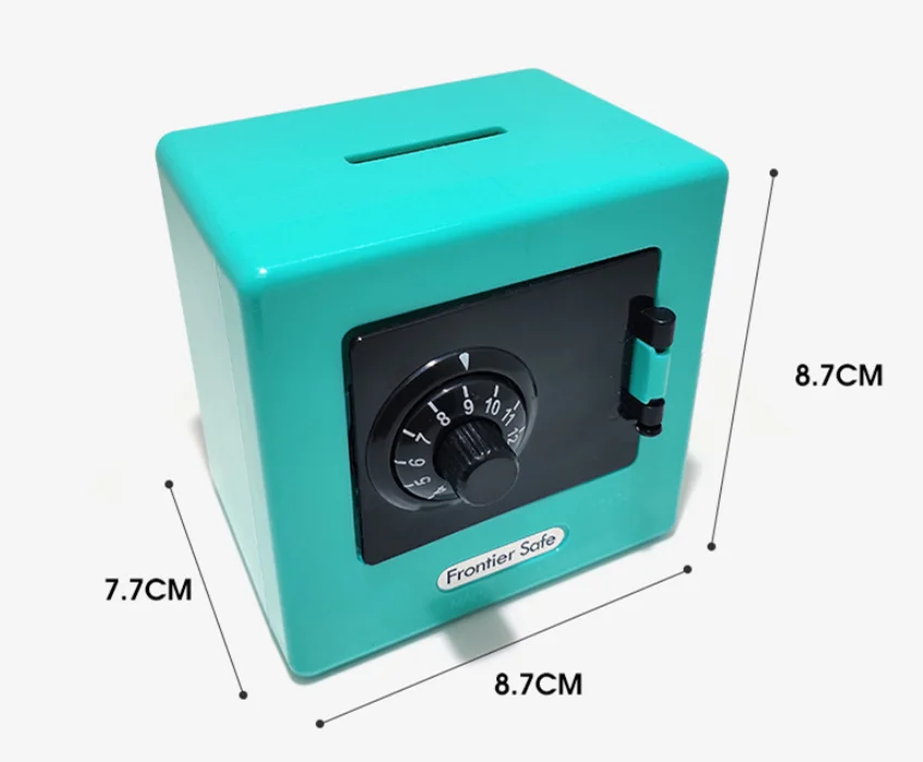 Hot ATM Rotating Password Piggy Bank Cash Coin Saving Box ATM Bank Safe Box Automatic Deposit Banknote Christmas Kids Gift