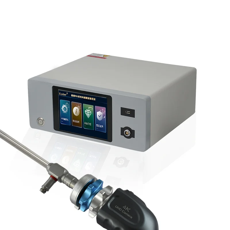 4K Fluorescence Imaging Endoscopy Set Ultrasonic Electronic Equipment Electric Gynecological Surgery Metal Plastic System