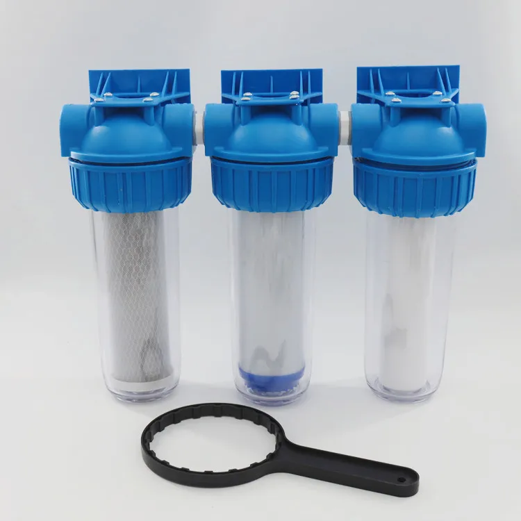 Under Sink Water Filter System with Brushed Nickel FaucetChlorine, Chloramine, Fluoride, Odor- Quick Change HXJ