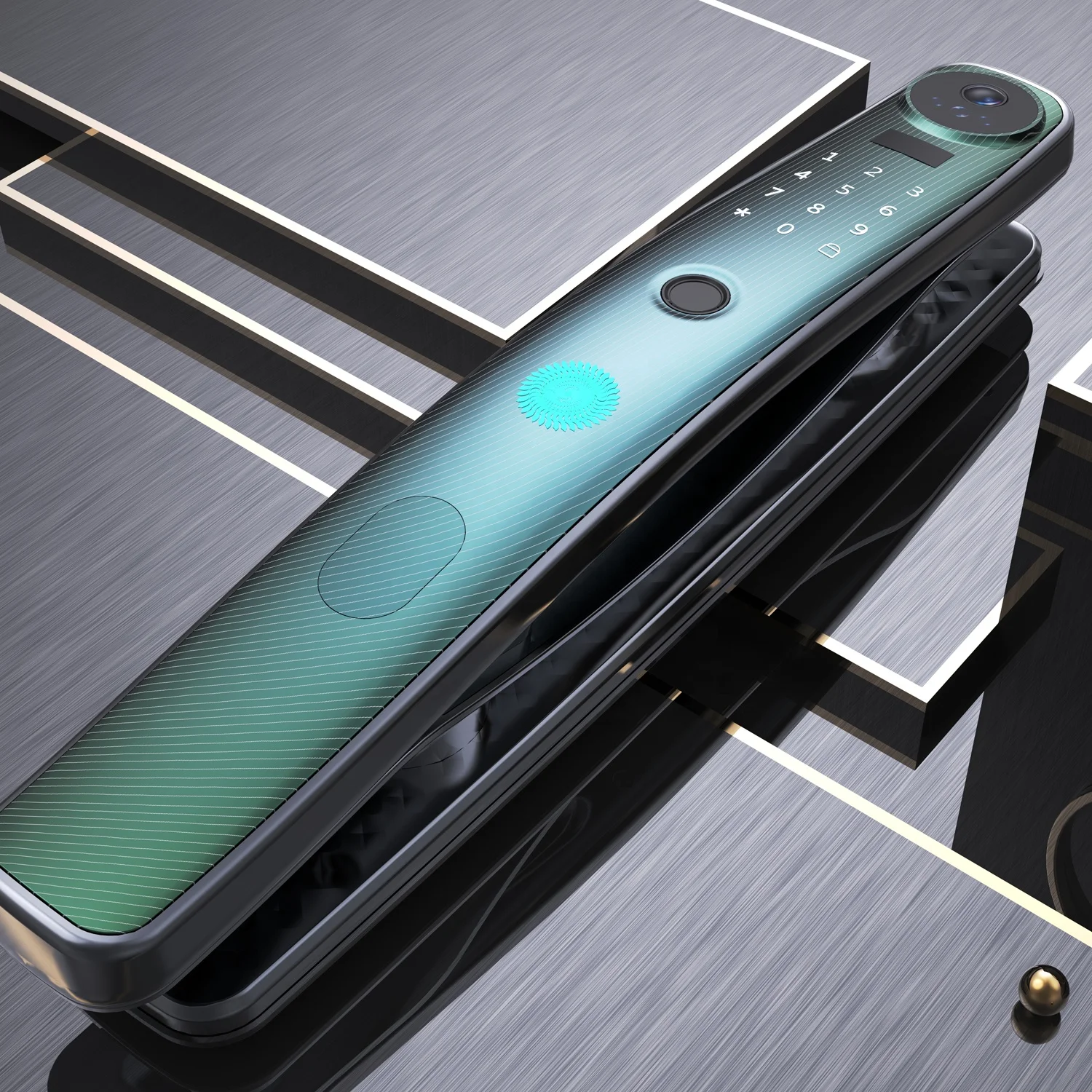 RUIKANG RK1 Tuya App Remote Face Recognition Smart Phone Induction Lithium Battery Waterproof Smart Door Locks