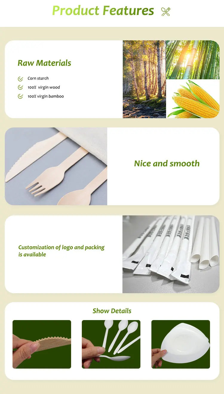 User-friendly disposable cutlery compostable small biodegradable ice cream spoon