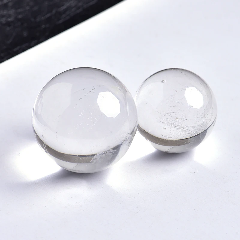Wholesale Natural Crystal Ball Clear Quartz Feng Shui Ball 20-40mm Size Healing Crystal Ball