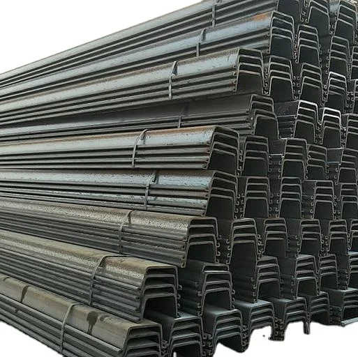 Factory Prices 400X125X13mm Type 3Hot Rolled U Type Steel Sheet Pile for Construction of Water Conservancy Projects