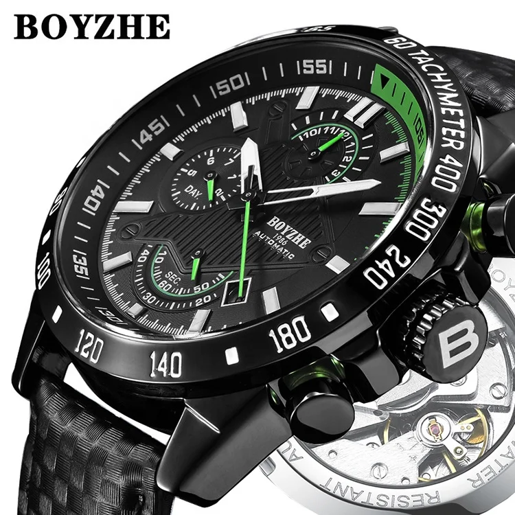 2023 OEM Business custom logo  luxury brand sport watch wrist men watch mechanical cheap automatic watches