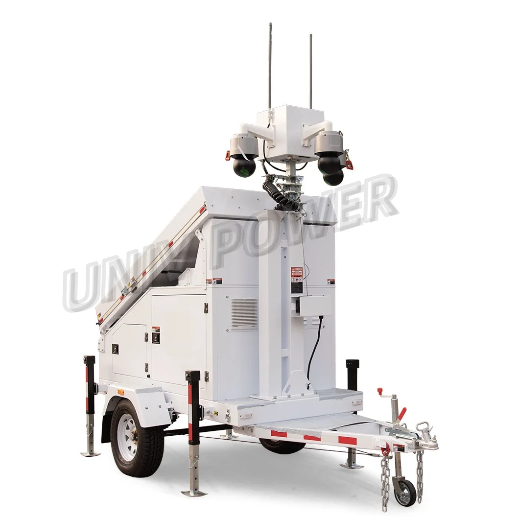 Hot Sale Portable Solar Panel Towers CCTV DC Power Supply Empty Space,Construction Site Use