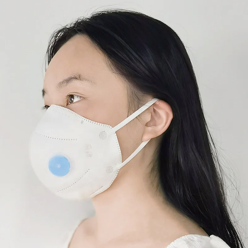 China Manufacturer Suppliers Wholesale 5 Ply KN95 FFP2 Face Mask Fashion Dust Protective Respirator Mask With Breathing Valve