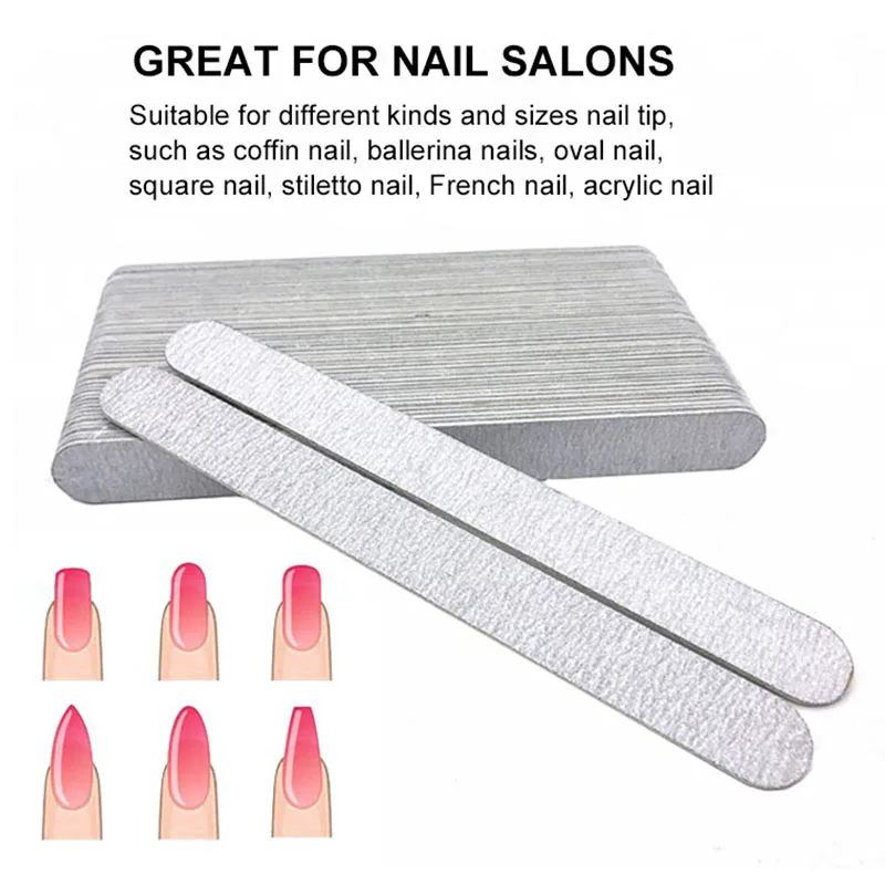 High Quality Custom Printing Logo Wooden Nail File Disposable zebra nail file