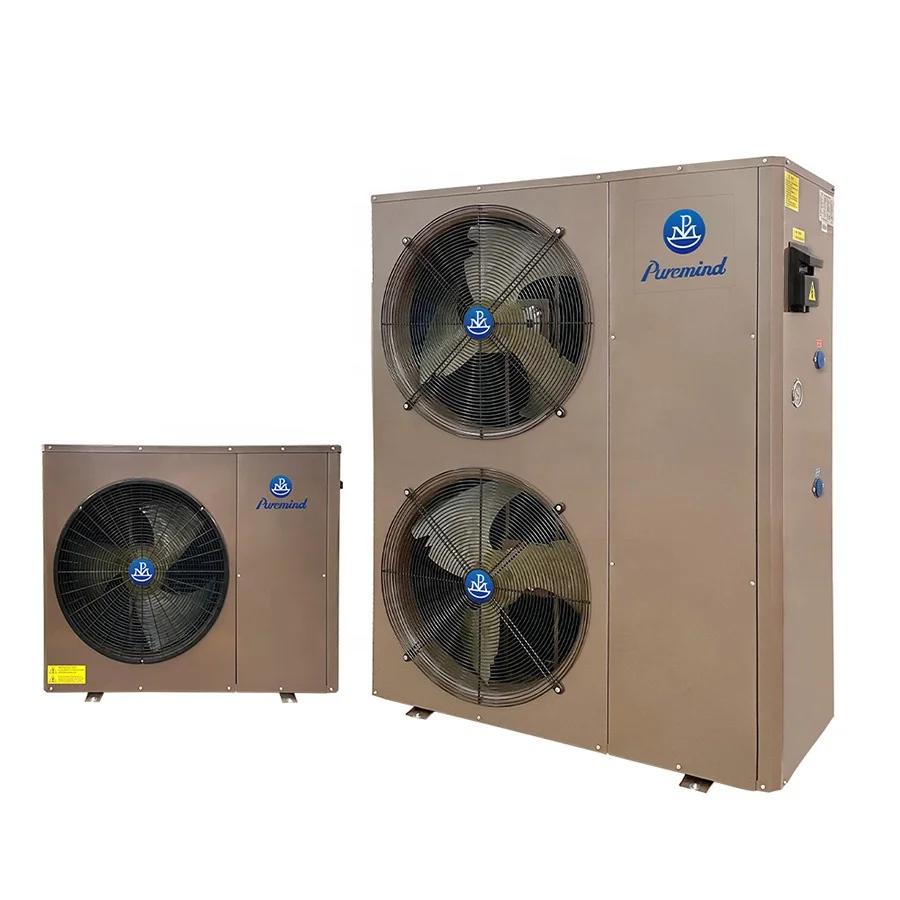 Puremind R32 6-20KW Inverter Heatpump Pompa Ciepla Monobloc Air Source Heat Pump Air Conditioner Pool Water Heater for Shower