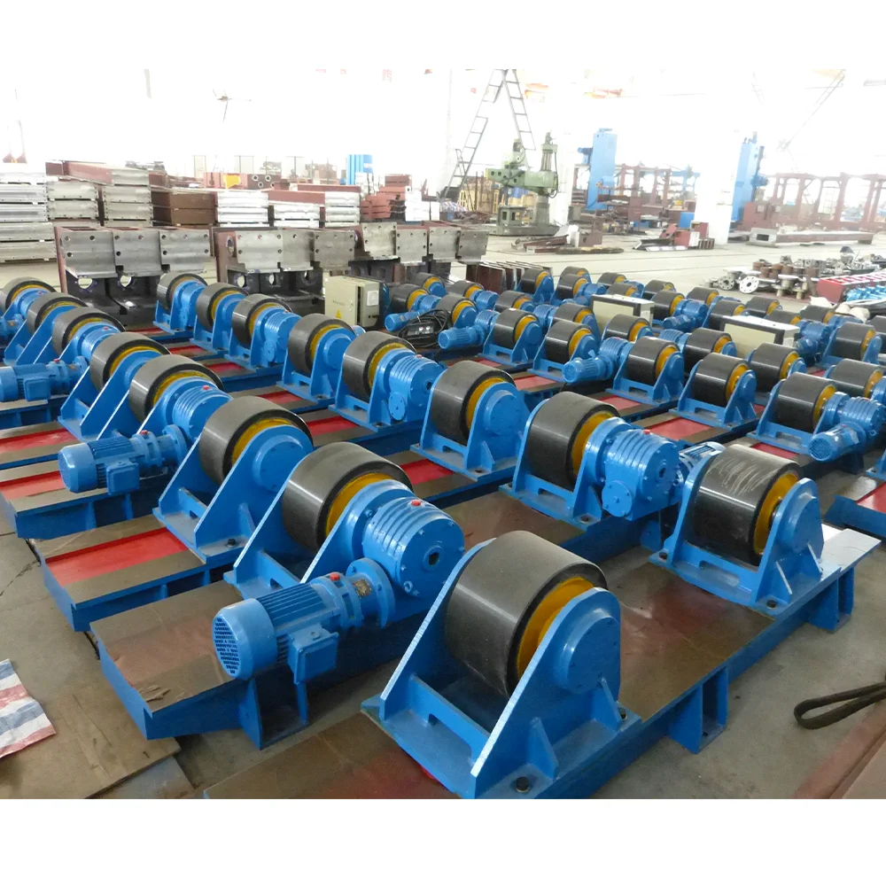 Self Aligned Welding Rotator With 80t Loading Capacity Pipe Welding Turning Roll