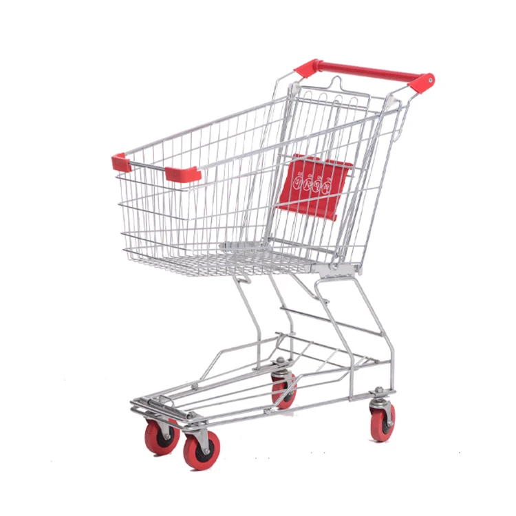 American Style Supermarket Wire Shopping Trolley Carts With Baby Seat Manufacturer Market Shopping Trolley