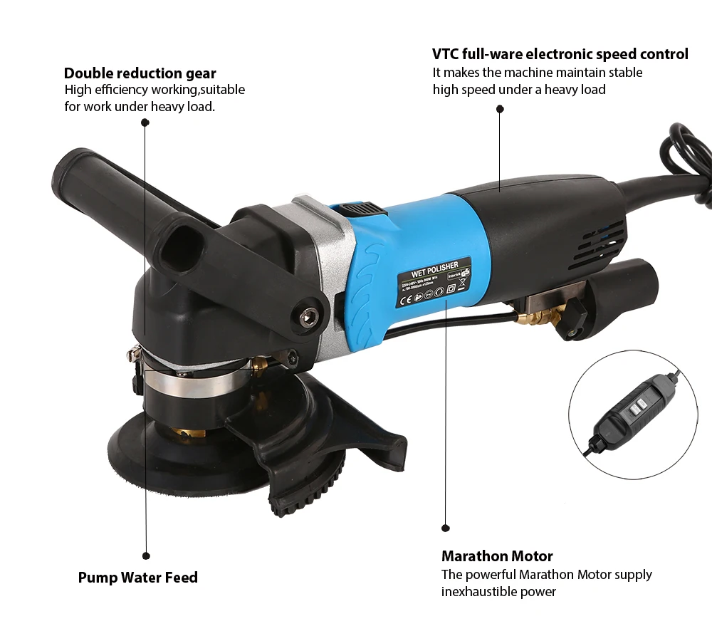 wet stone polisher Widely Used Superior Quality Grinder Double Reduction Gear Stone Polisher