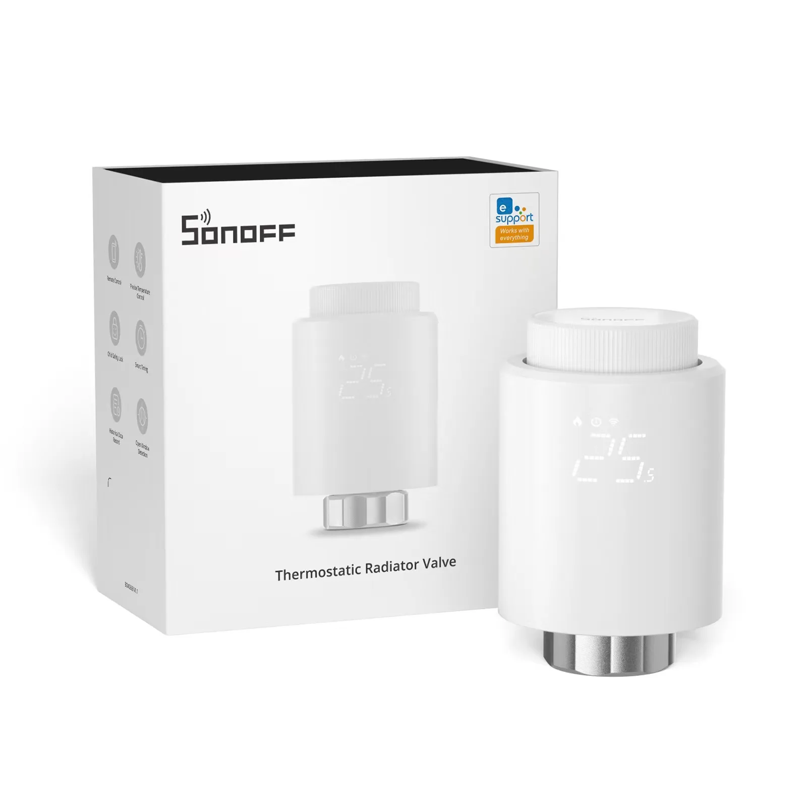 SONOFF zigbee 3.0 Standard Compatible SONOFF Zigbee Thermostats Radiator Valve Sonoff TRVZB Open Window Detection