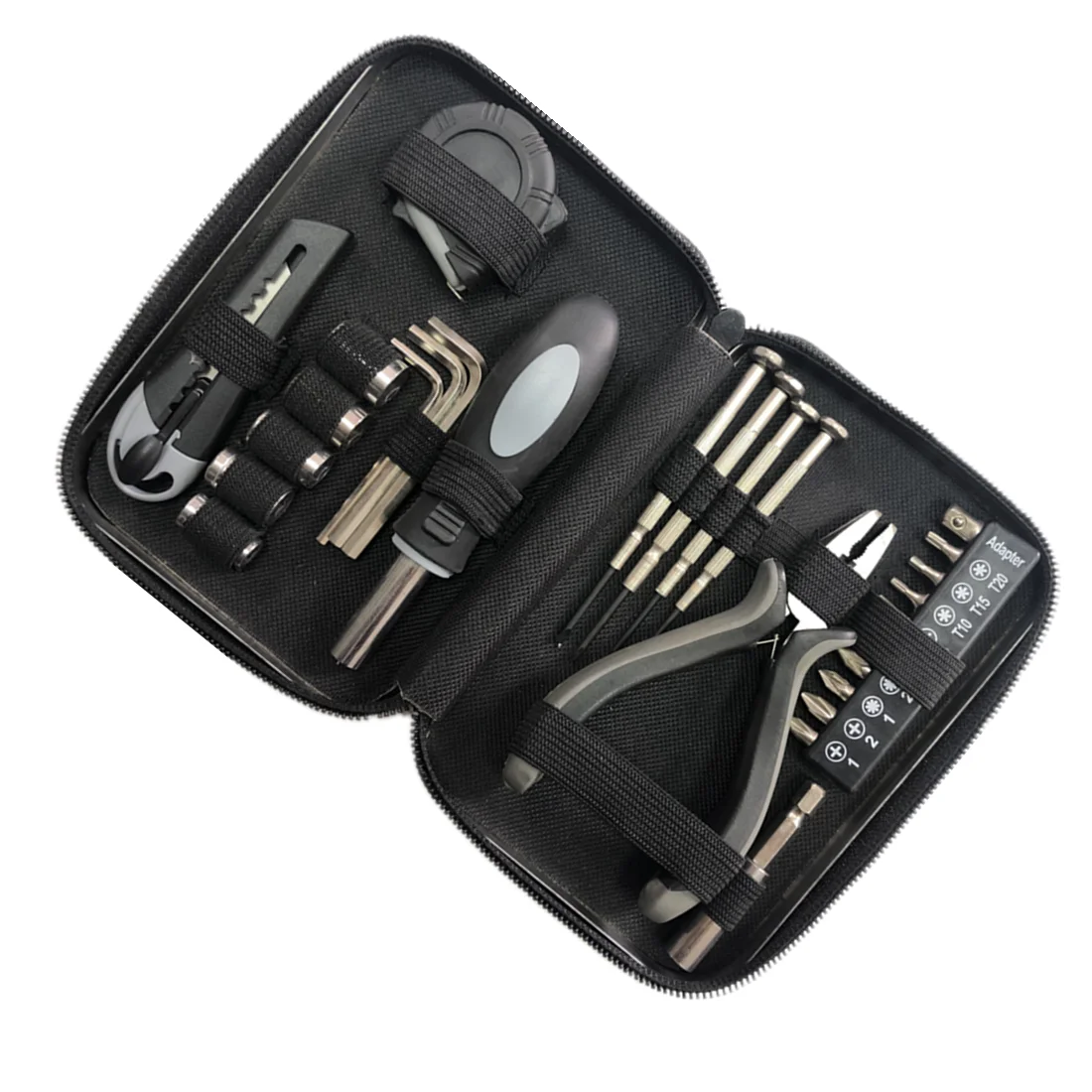 27 in 1 Home Multifunctional Repair Tool Kits Carbon Steel Tinplate Box High quality logo customization Potential gift