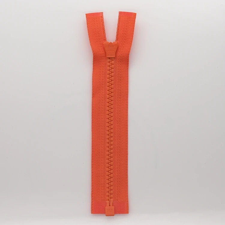 YKK zipper Brand factory selling resin zippers thin teeth plastic zipper
