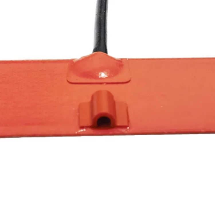 Customized food table heating pad 230v flexible silicone rubber heater with sensor pocket