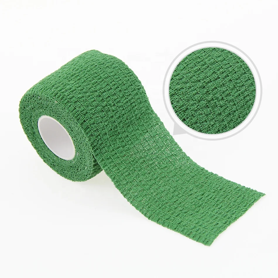 Hand Tear Cotton Cohesive Bandage Elastic Adhesive Bandage Breathable Protector Customized Size