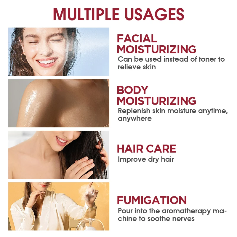 Whitening Facial Toner Sulfate-Free Nourishing Moisturizer and Organic Collagen Hydrating Skin Care Spray Face Toner Rose Water