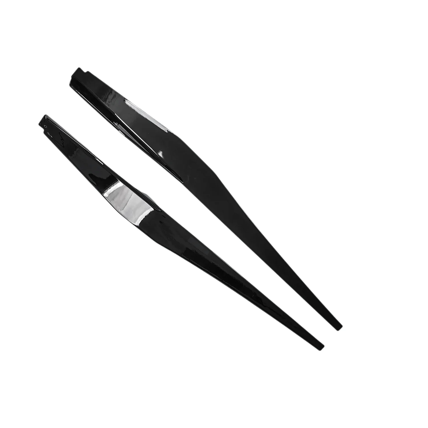 Gloss Black Side Skirts Replacement For Chevrolet Corvette C8 2020-2024