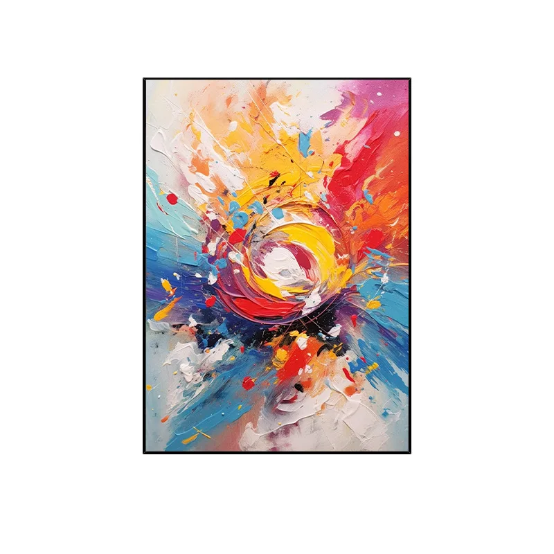 Original abstract hand painting modern designer