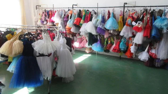 Girls Practicing Optical Dress Party Dresses Lyrical Acro Dance
