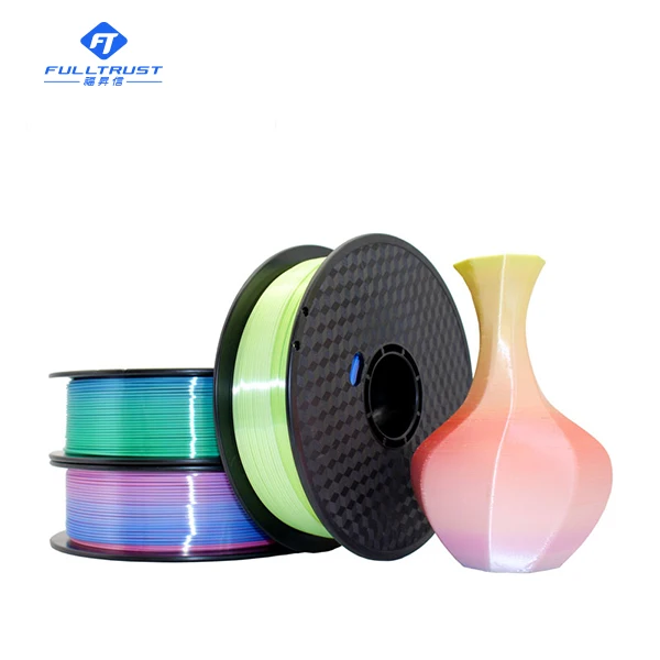 Экологически чистая нить 1,75 мм радужного цвета для 3D принтера, 3D Ручка