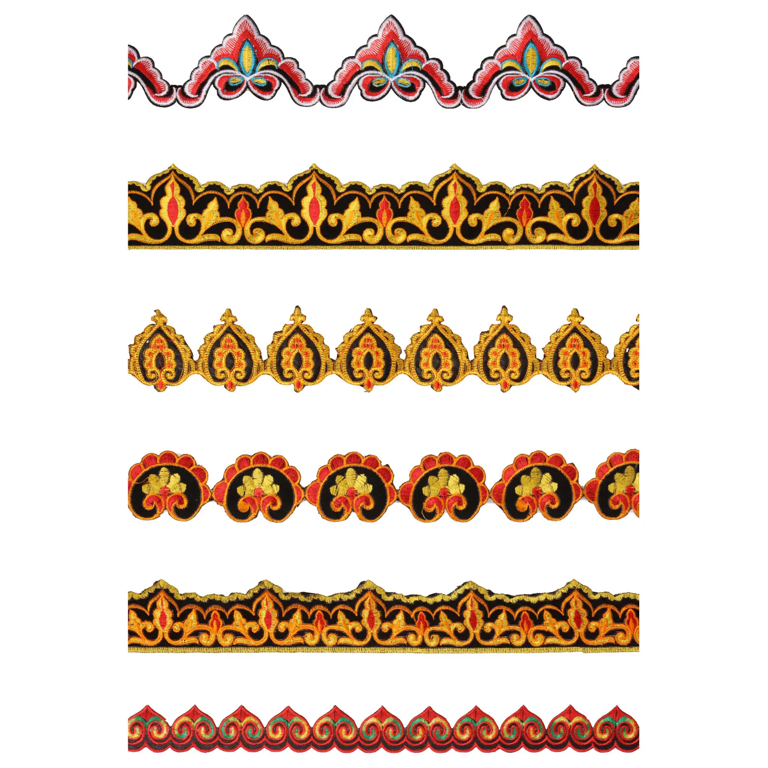 Didamao Trenzado Jacquard Ribbon Trimming Custom Embroidery Braided Lace Trim