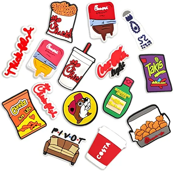 New Arrival For Kids Boys Soft Shoe Decoration Squid Game Croc Accessories