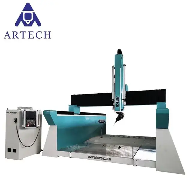 Jinan 5axis  cnc 3050 3d foam milling machine with syntec controller