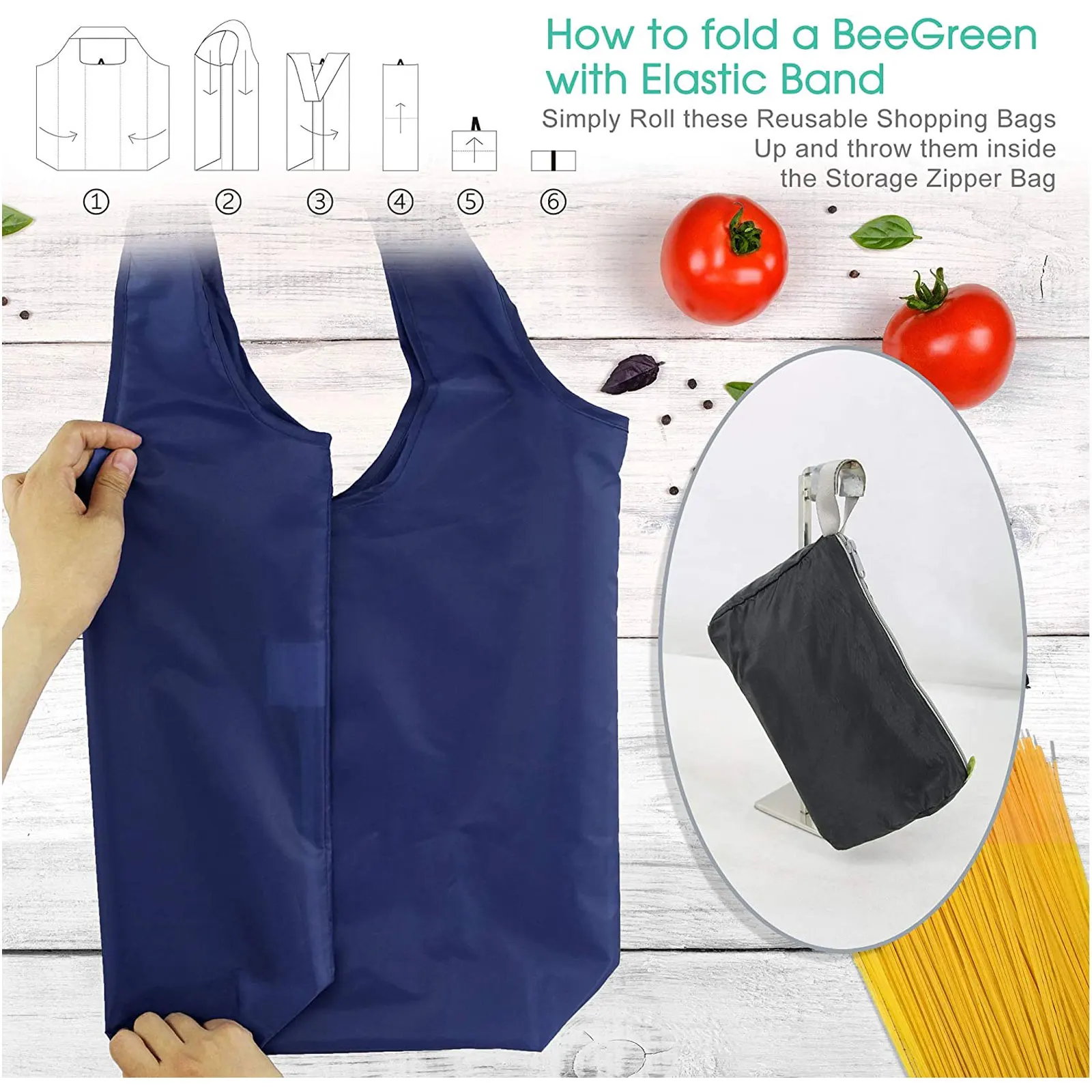 Hot Sale  Custom Reusable Grocery Bags Multi-color  Tote Bag Foldable Shopping Storage Over Arm Bag