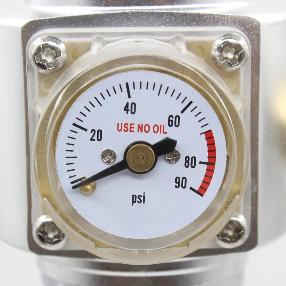 Square Co2 pressure reducing valve soda regulator Mini Pressure Regulator