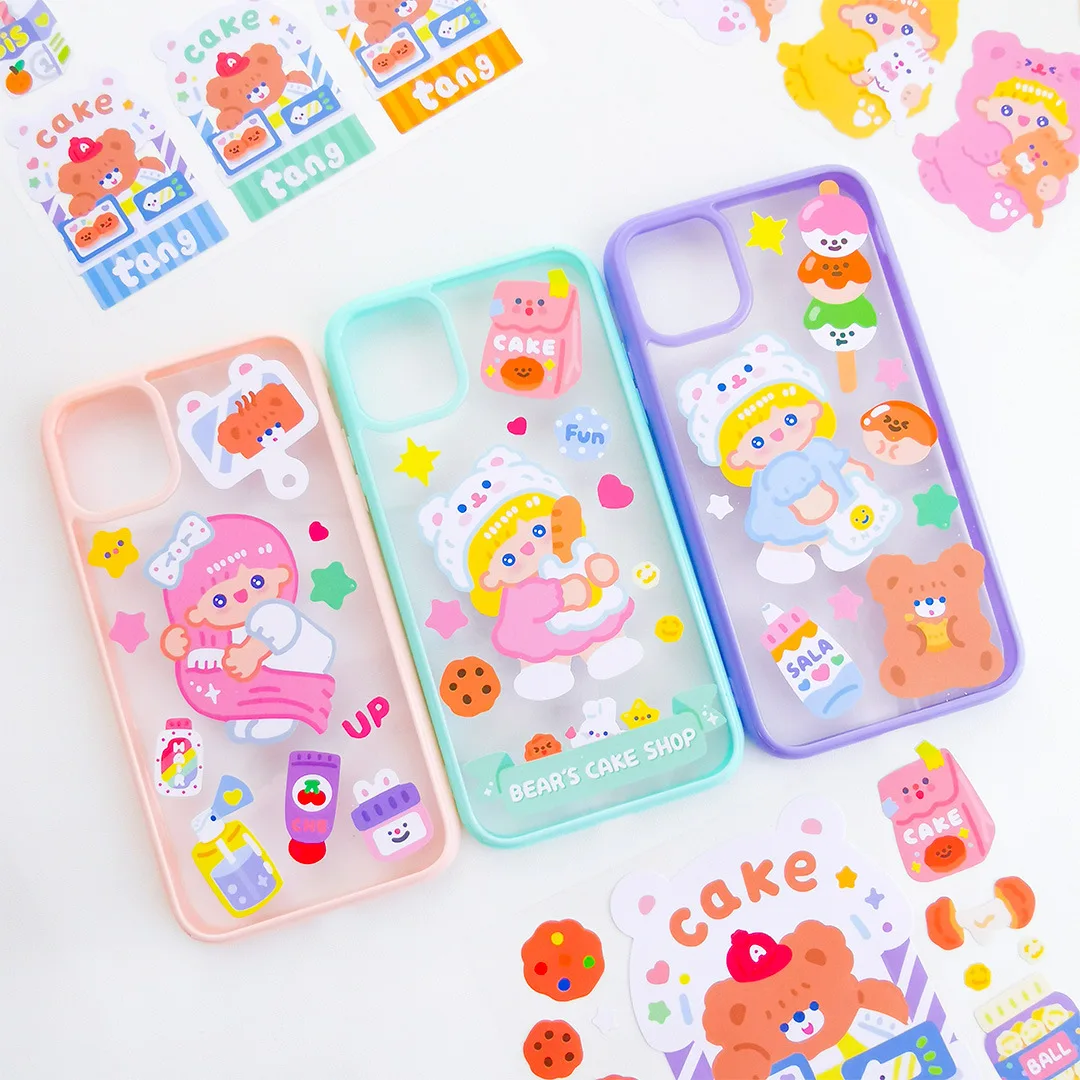 Korean INS Cute Cartoon Stickers DIY Creative Mobile Phone iPad Decorative Stickers