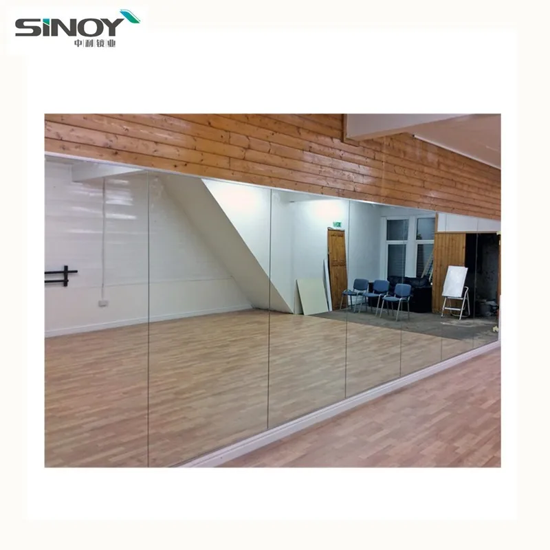 Cheap china Large modern frameless gym mirrors and dancing room mirror