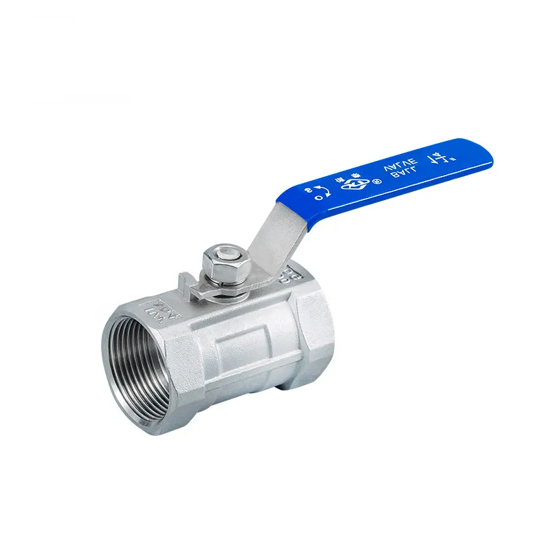 
Professional Manufacturer Good Price 304 Stainless Steel 1 Piece DN32 Screwed Ball Valve 