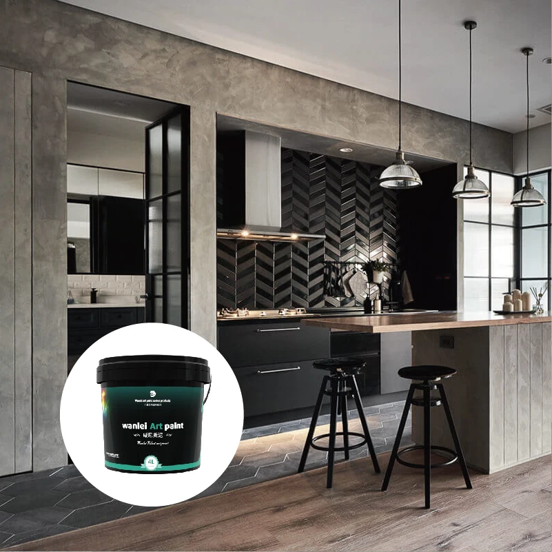 Декоративная блестящая Венецианская краска Wanlei